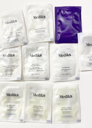 Пробники medik8 intelligent retinol 6tr, 3 tr, 10 tr, c tetra eye, hydr8 b5 surface