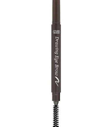 Etude house drawing eye brow - олівець для брів із щіточкою2 фото