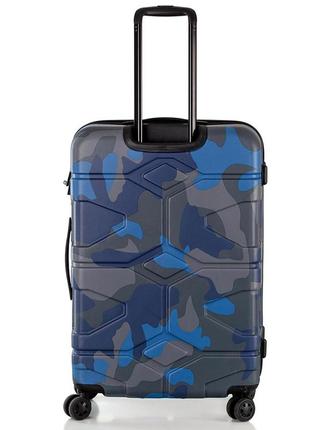 Чемодан дорожный 103 л swissbrand drone 2.0 (l) camo blue2 фото