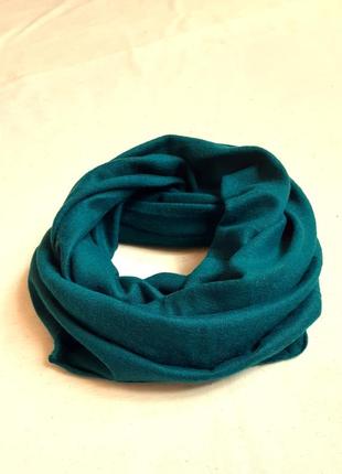 Баф шарф-хомут снуд комір смарагдового кольору