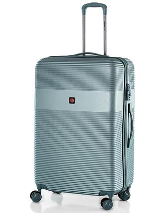Чемодан дорожный 97 л swissbrand cairo (l) teal (swb_lhcai503l)