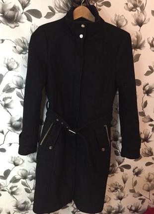 Пальто женское шерстяное zara
