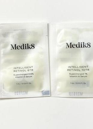 Пробники medik8 intelligent retinol 3 tr,r-retinoat, daily radiance vitamin c1 фото