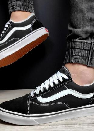 Vans old skool зимние с мехом7 фото