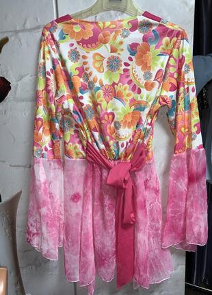 Красивая праздничная блузка туника платье2 фото