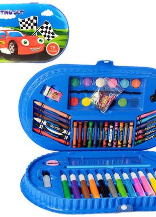 Детский набор для творчества mk 3918-1 в чемодане (машинка) от polinatoys