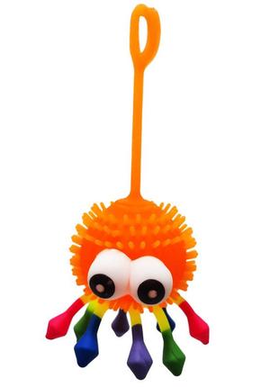 Іграшка-антистрес bambi c 56597 зі світлом (жовтогарячий) від polinatoys