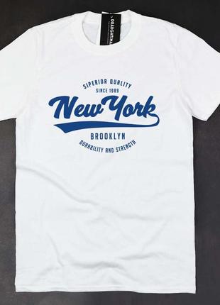 Футболка с принтом "new york".