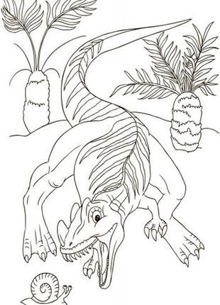 Дитяча книга розмальовок: динозаври 670016 на укр. мовою від polinatoys4 фото