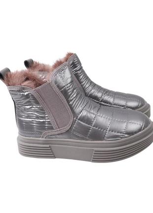 Черевики жіночі vikonty сірі балон, 38