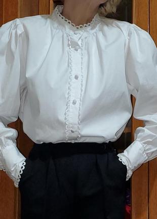 Блуза с широкими объёмными рукавами zara5 фото