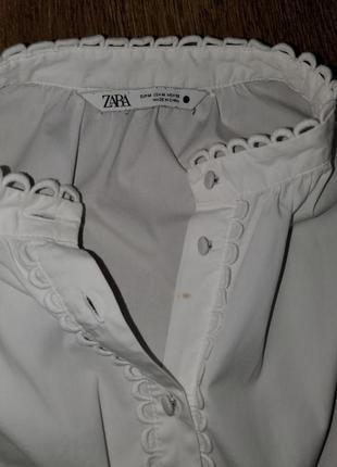 Блуза с широкими объёмными рукавами zara8 фото