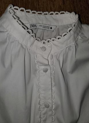 Блуза с широкими объёмными рукавами zara7 фото