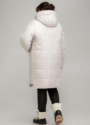 Демисезонное пальто стеганое варшава больших размеров 54-64 размеры разные цвета лед3 фото