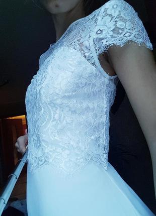 Белое кружевное платье vero moda новое3 фото
