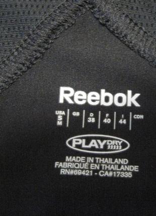 Черная футболка reebok play dry7 фото