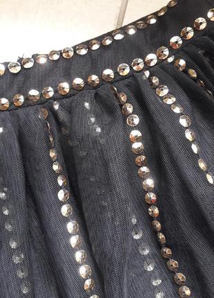 Экстравогантнная юбка из фатина3 фото
