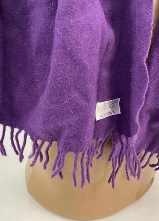 Шарф фіолетовий стильний кашемір , отл упоряд.5 фото