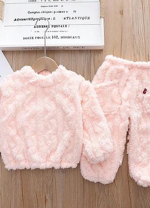 Дитяча тепла піжама травка