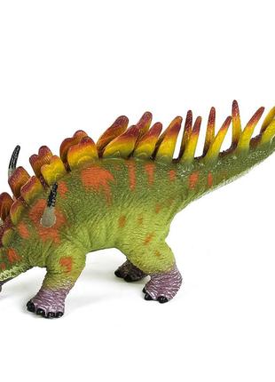 Динозавр гумовий "стегозавр", зі звуком