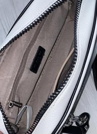 Клатч кросс-боди david jones 6704-2 белый