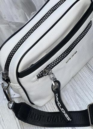 Клатч кросс-боди david jones 6704-2 белый