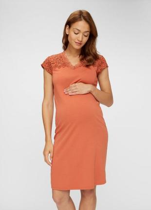 Платье для беременных с кружевом