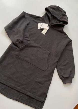 Платье худи zara 122, 128, 164 см