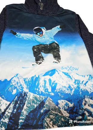 Толстовка худі з принтом