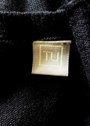 Новый черный удлиненный  базовый свитер джемпер tu2 фото