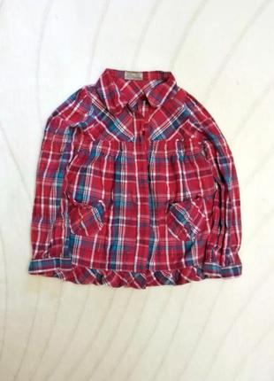 Модна, з блискучою ниткою сорочка для дівчинки 4-5 років р.110