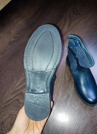 Нові кожание сапоги сапожки чоботи ботинки черевики7 фото