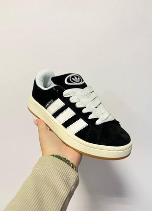 Кроссовки adidas campus black1 фото