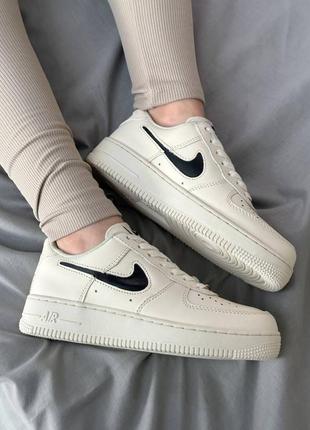 Кроссовки nike air force beige2 фото