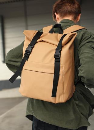 Чоловічий рюкзак ролл sambag rolltop milton бежевий