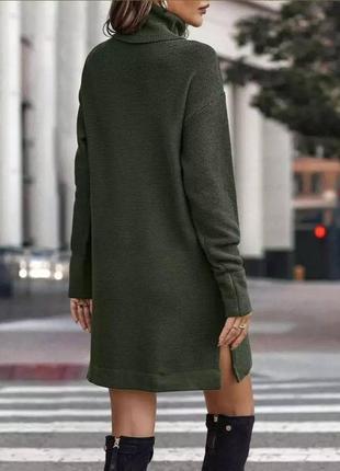 Платье туника ангорка в цветах