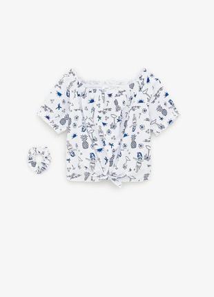 Блуза -футболка на девочку 122 см 128 см zara
