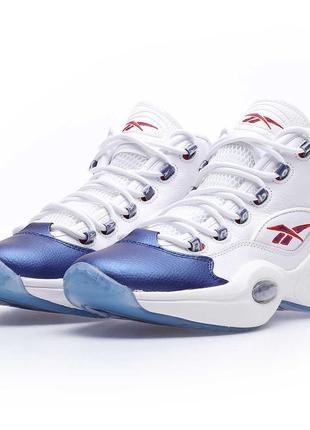 Оригинальные reebok question mid 41 р. us 8 1/2, тв 7 1/21 фото