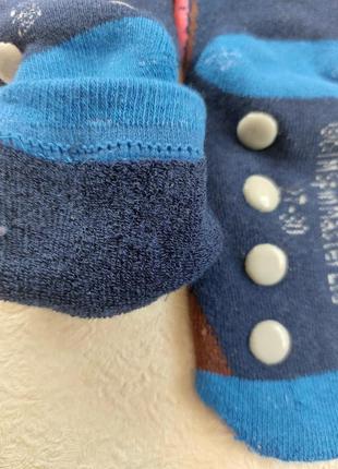Брендовые теплые махровые носки со стоперами2 фото