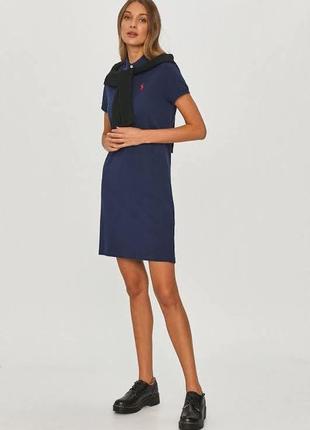 Спортивное платье мини поло футболка polo ralph lauren1 фото