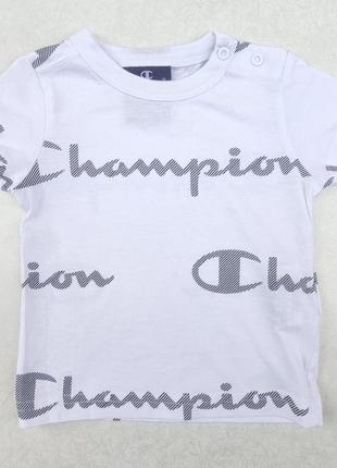 Футболка champion 3-6 міс 68см біла котонова дитяча