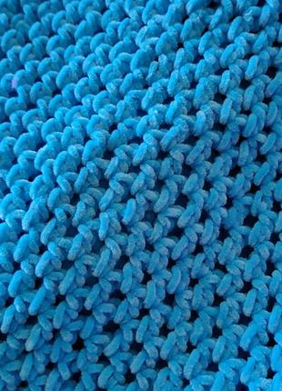 Снуды, шарфы из плюшевых ниток