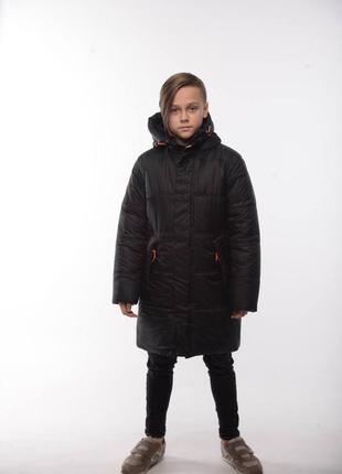 Зимова куртка пальто для хлопчика1 фото