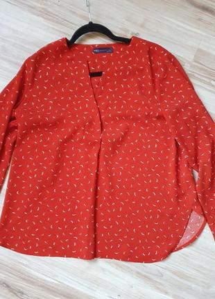 Marks&spencer,  яскрава блуза 12 3