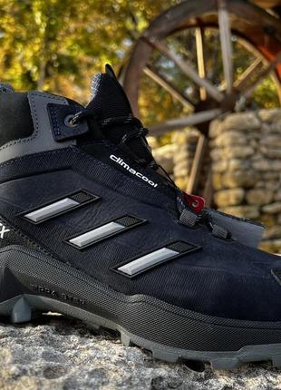 Зимние кожаные ботинки, кроссовки термо, adidas clima gore-tex denim5 фото