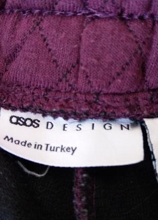 Спортивный костюм стеганный asos баклажанового цвета9 фото