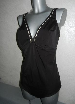 20/54/xxl silhouette цельный купальник шоколадного цвета,новый