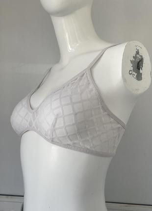 Прозорий білий ліфчик повітря american apparel made in usa прозора сітка2 фото