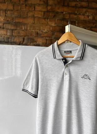 Kappa men’s gray polo shirt поло2 фото