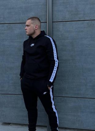 Теплий костюм nike оригінальний худі/штани на флісі